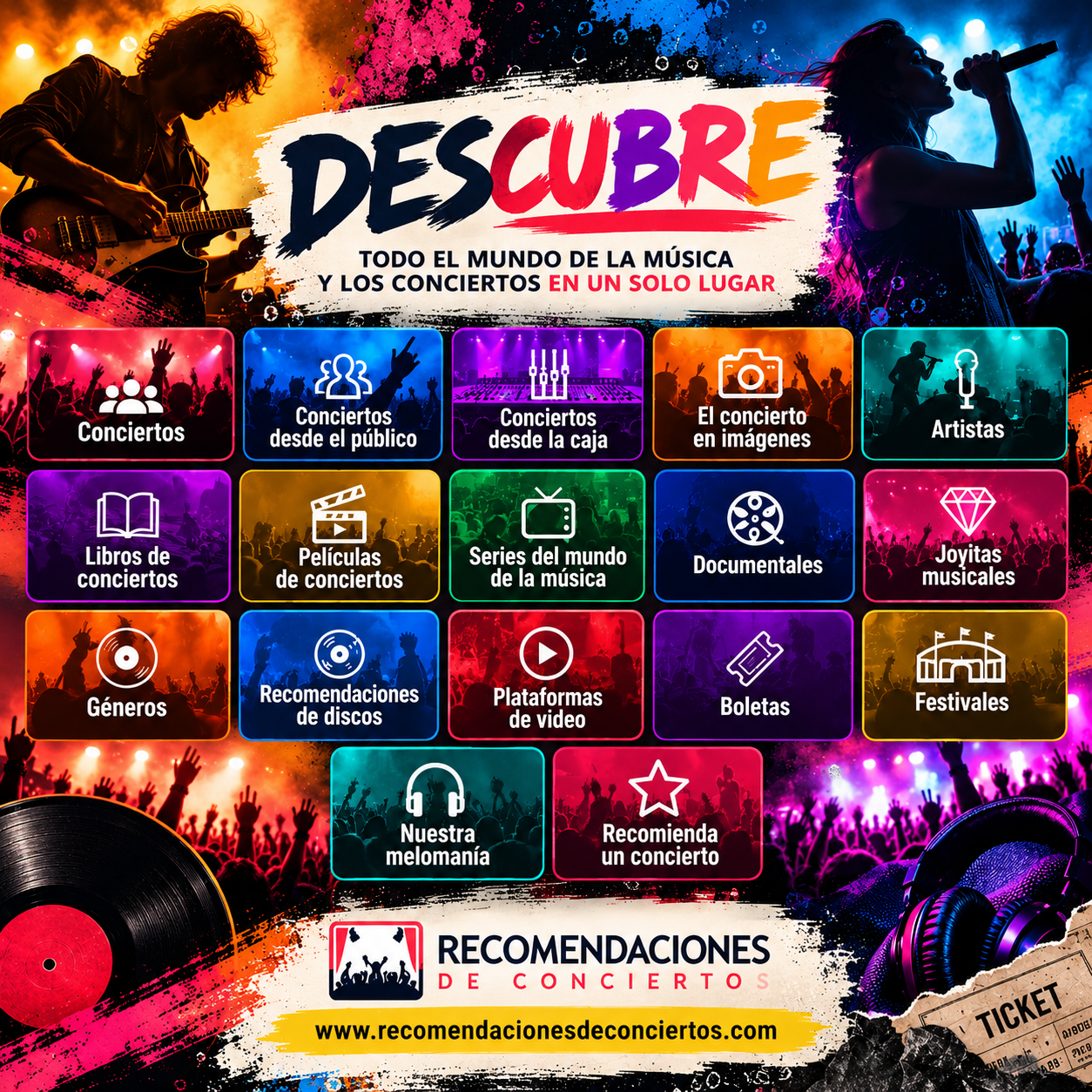 Descubre el mundo de la música