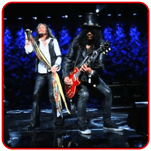 STEVEN TYLER, SLASH, AND TRAIN